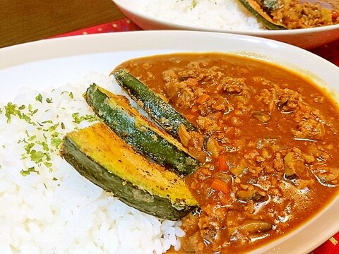 秋の味覚【南瓜とキノコの秋カレー】